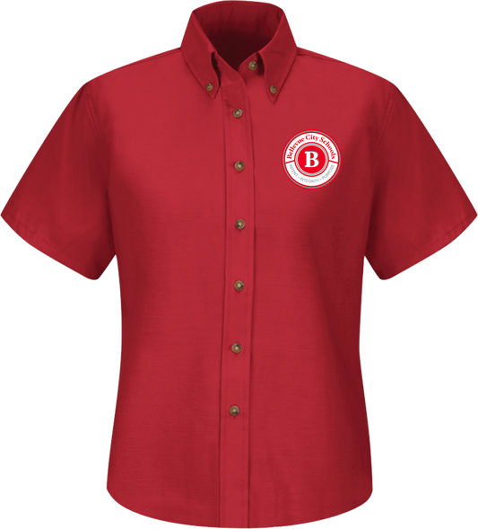 BHS Maintenance - Women's Short Sleeve Poplin Dress Shirt - SP81