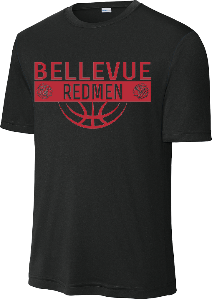 Bellevue Redmen Ball (red) - Sport-Tek® PosiCharge® Competitor™ Tee - ST350 / YST350