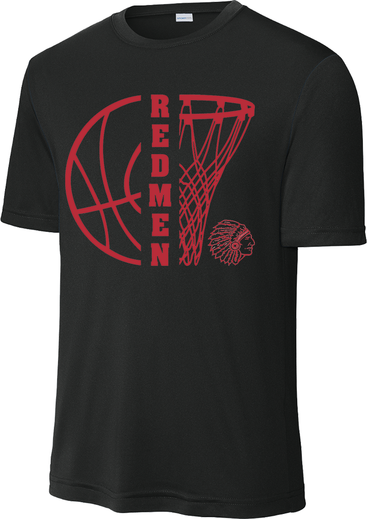 Bellevue Redmen Hoops Split - Sport-Tek® PosiCharge® Competitor™ Tee - ST350 / YST350