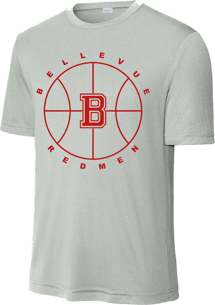 Bellevue Redmen B Ball (red) - Sport-Tek® PosiCharge® Competitor™ Tee - ST350 / YST350