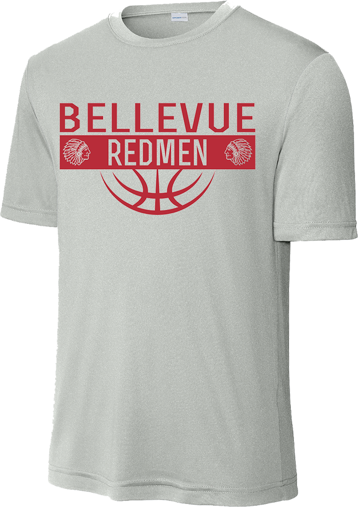 Bellevue Redmen Ball (red) - Sport-Tek® PosiCharge® Competitor™ Tee - ST350 / YST350