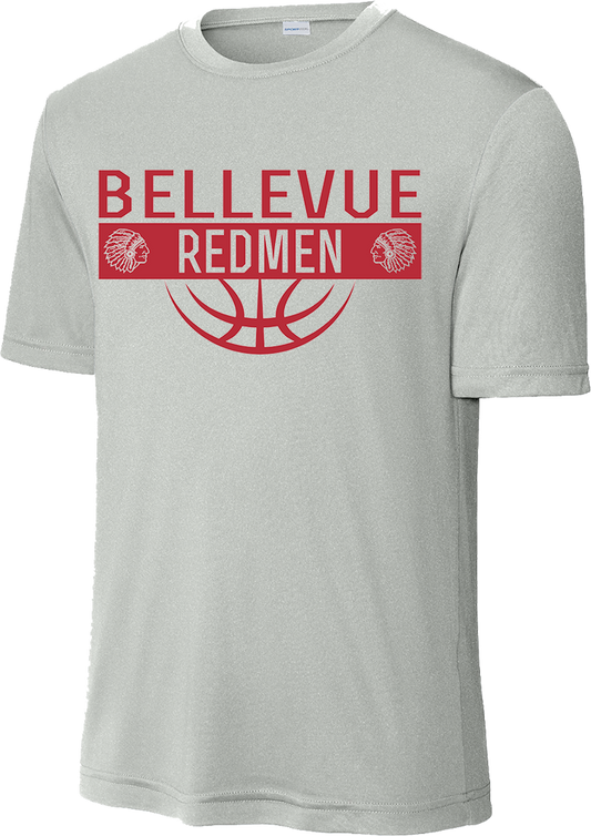 Bellevue Redmen Ball (red) - Sport-Tek® PosiCharge® Competitor™ Tee - ST350 / YST350