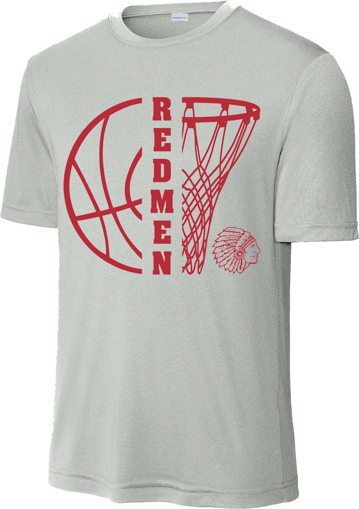 Bellevue Redmen Hoops Split - Sport-Tek® PosiCharge® Competitor™ Tee - ST350 / YST350