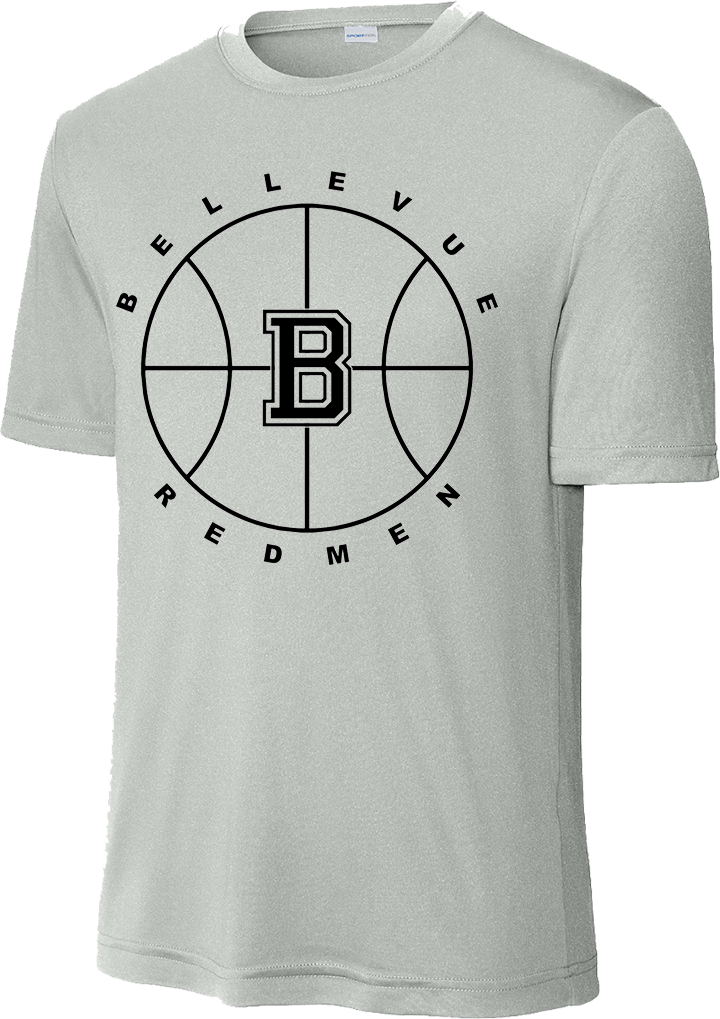 Bellevue Redmen B Ball (black) - Sport-Tek® PosiCharge® Competitor™ Tee - ST350 / YST350