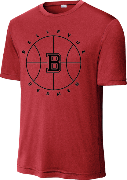 Bellevue Redmen B Ball (black) - Sport-Tek® PosiCharge® Competitor™ Tee - ST350 / YST350