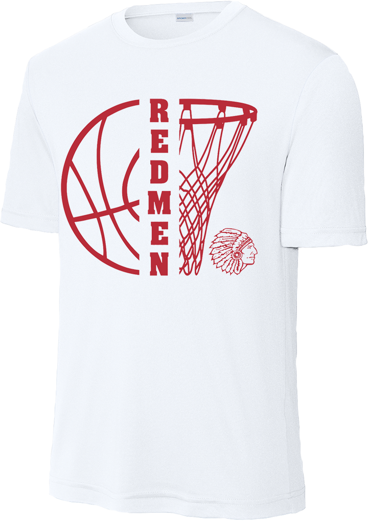 Bellevue Redmen Hoops Split - Sport-Tek® PosiCharge® Competitor™ Tee - ST350 / YST350