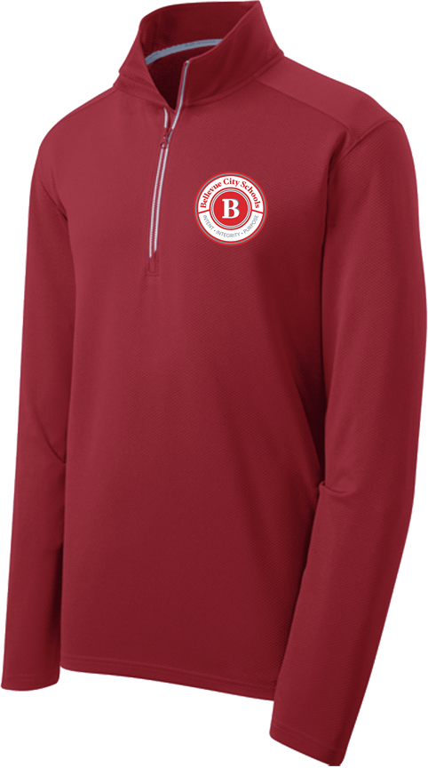 BHS Maintenance - Men's Sport-Tek® Sport-Wick® Textured 1/4-Zip Pullover - ST860