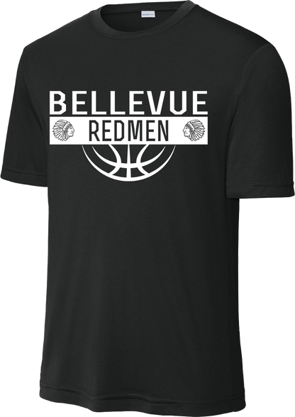 Bellevue Redmen Ball (all white) - Sport-Tek® PosiCharge® Competitor™ Tee - ST350 / YST350