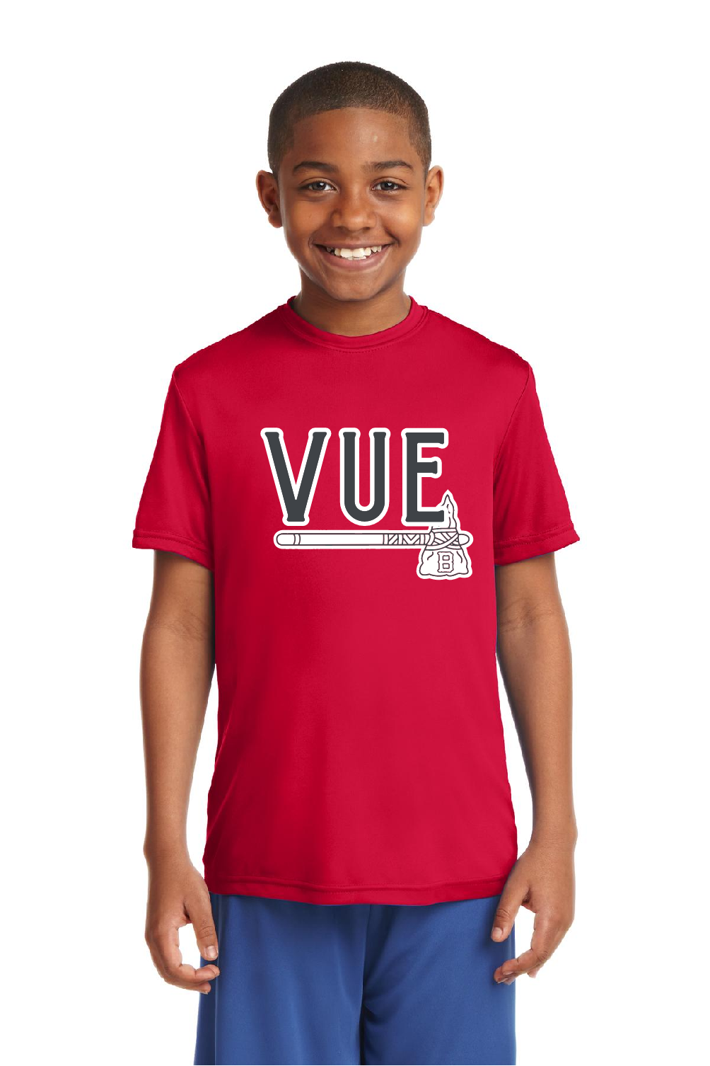 Sport-Tek® Vue True Red Youth PosiCharge® Competitor™ Tee YST350