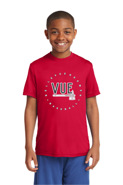 Sport-Tek® Vue True Red Youth PosiCharge® Competitor™ Tee YST350