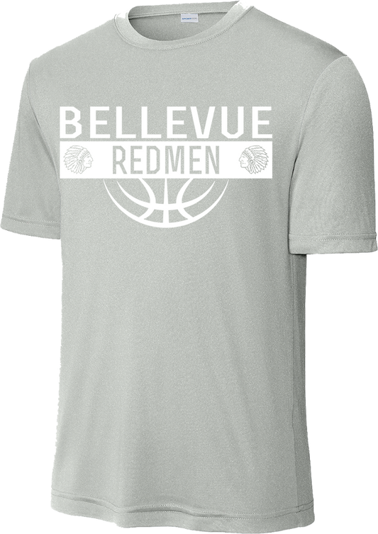 Bellevue Redmen Ball (all white) - Sport-Tek® PosiCharge® Competitor™ Tee - ST350 / YST350