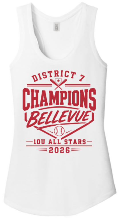 Bellevue LL All Stars 10U District Champs Shirts